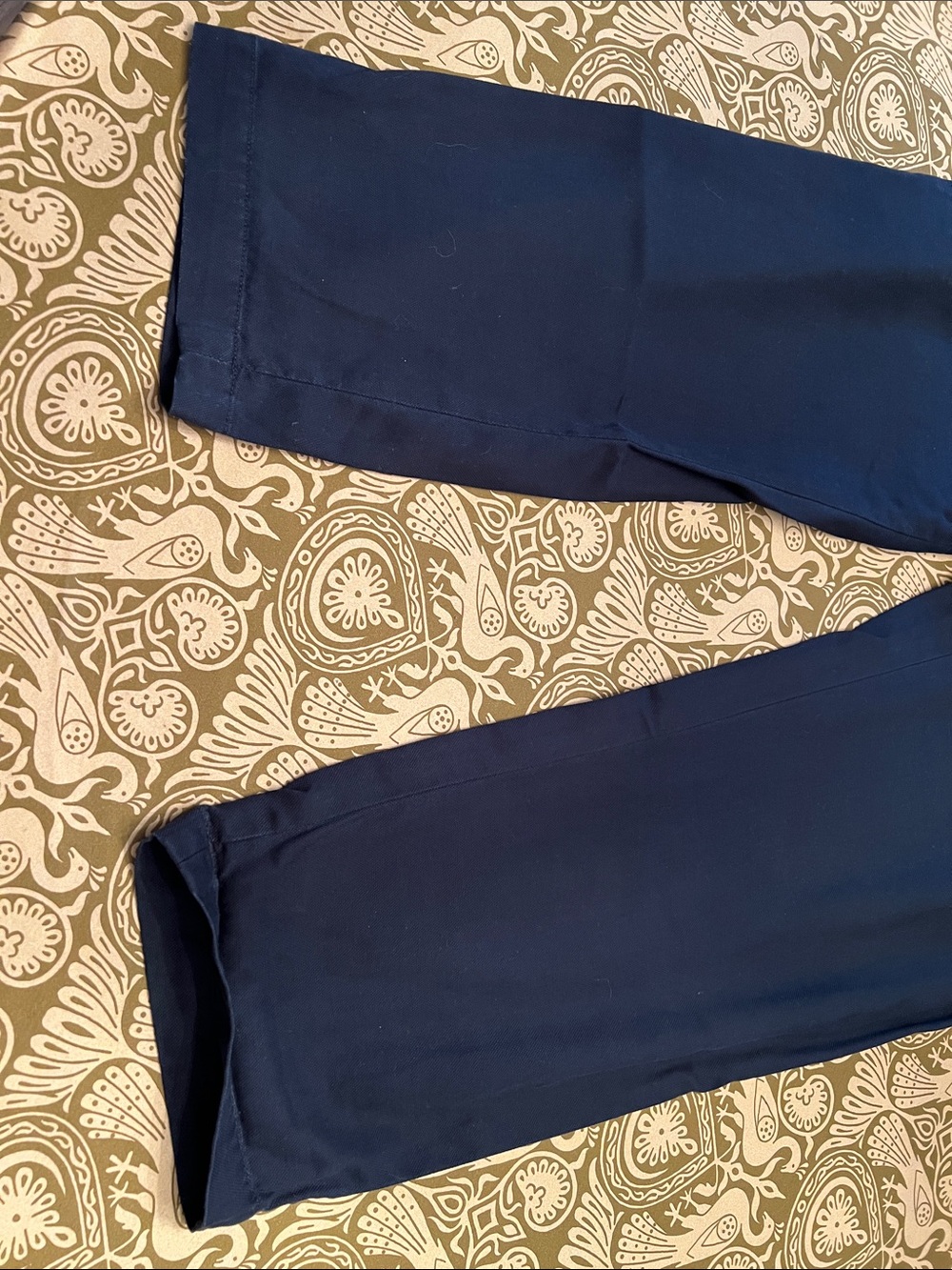 Talbots Navy Drawstring Pull-On Pants - Picture 2 of 7